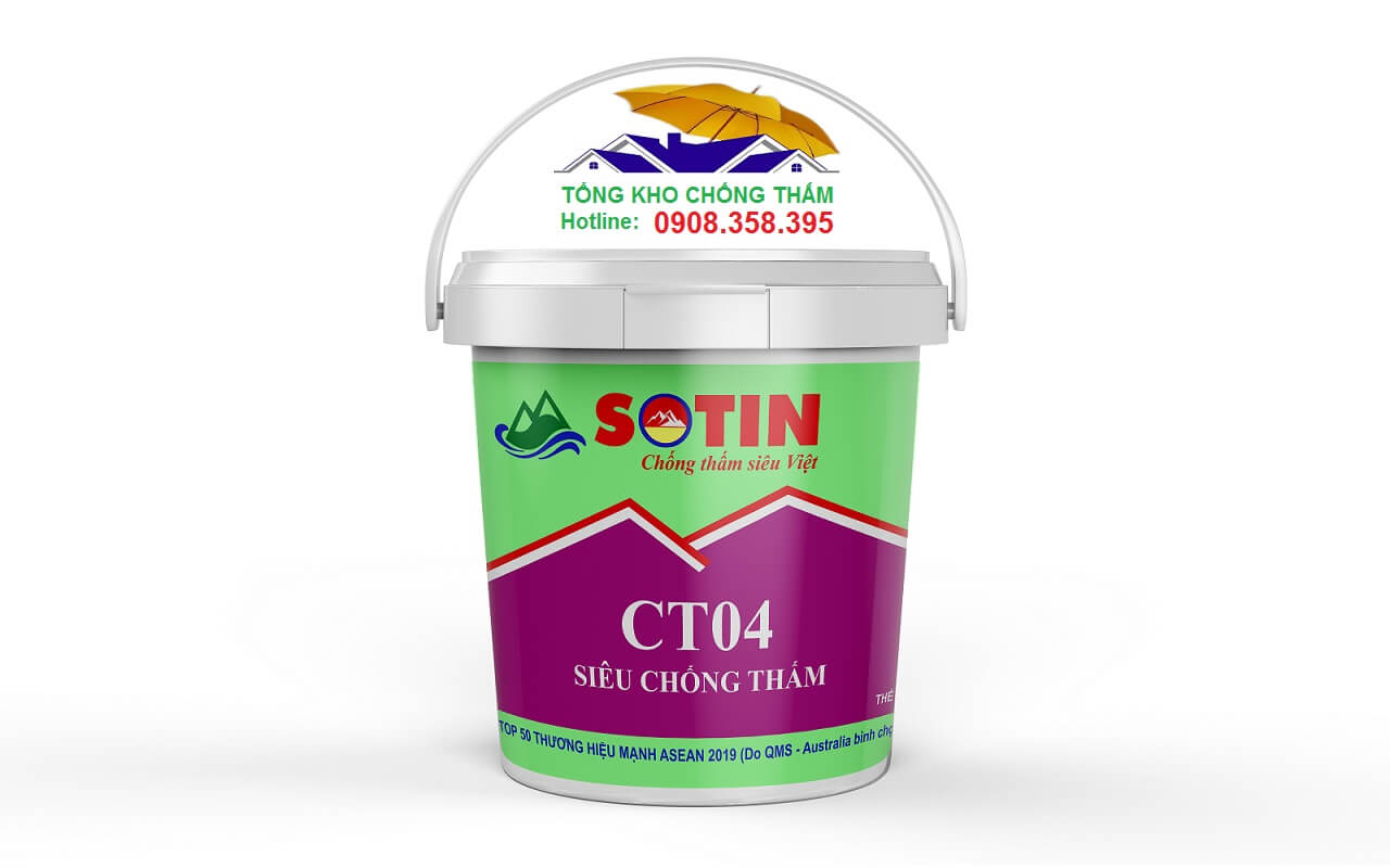 SOTIN CT04 -5 lít Chống thấm siêu thẩm thấu độ bền 20 năm