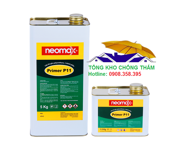 Neomax Primer P11 - Sơn lót chống thấm PU polyurethane