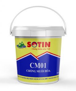 Sotin CM01 - xử lý tường bị muối hoá, sùi bông tuyết triệt để 5 lít
