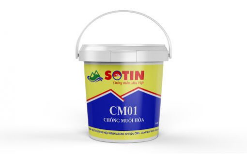 Sotin CM01 - xử lý tường bị muối hoá, sùi bông tuyết triệt để 5 lít