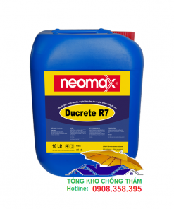 Neomax Ducrete R7- phụ gia siêu hoá dẻo tăng cường độ bê tông can 10 lít