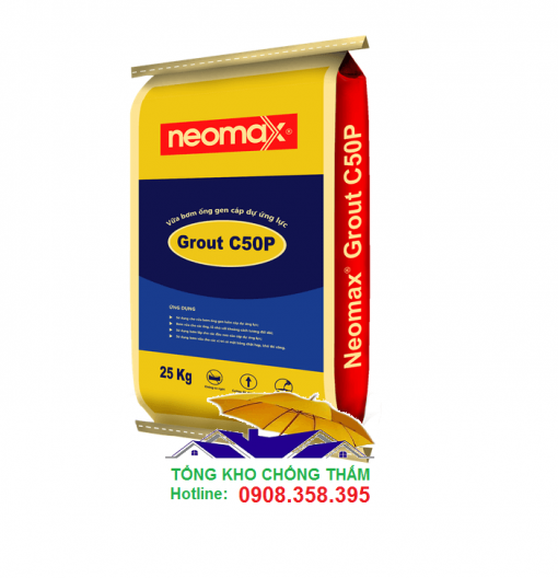 Neomax Grout C50P - Vữa bơm không co ngót cường độ cao