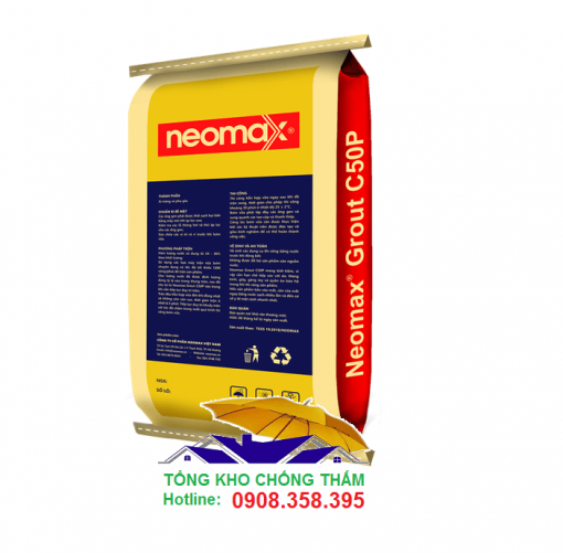 Neomax Grout C50P - Vữa bơm không co ngót cường độ cao