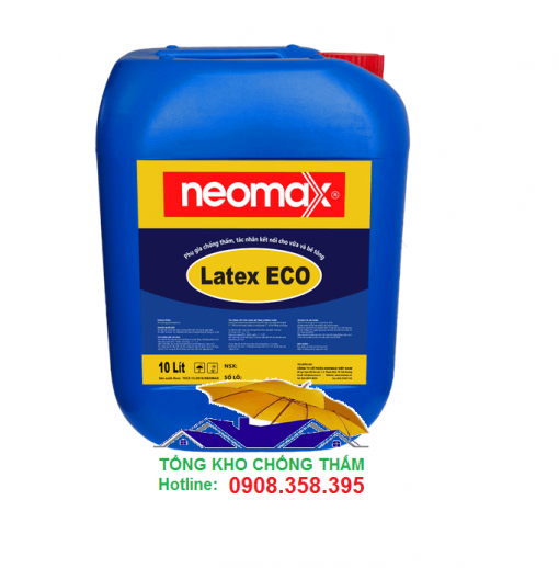 Neomax Latex ECO - phụ gia chống thấm tác nhân kết nối cho bê tông và vữa 10l