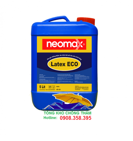 Neomax Latex ECO - phụ gia chống thấm tác nhân kết nối cho bê tông và vữa 5l