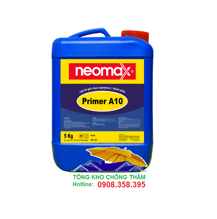 Neomax Primer A10 - Sơn lót chống thấm gốc nhựa copolymer 5 lít