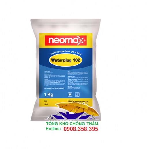 Neomax Waterplug 102 - Vữa xi măng đông cứng nhanh