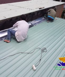 Chống dột mái tôn bằng băng dính chống thấm Maxseal