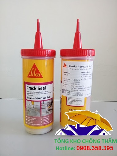 keo Sikadur 20 Crack Seal gốc epoxy 2 thành phần