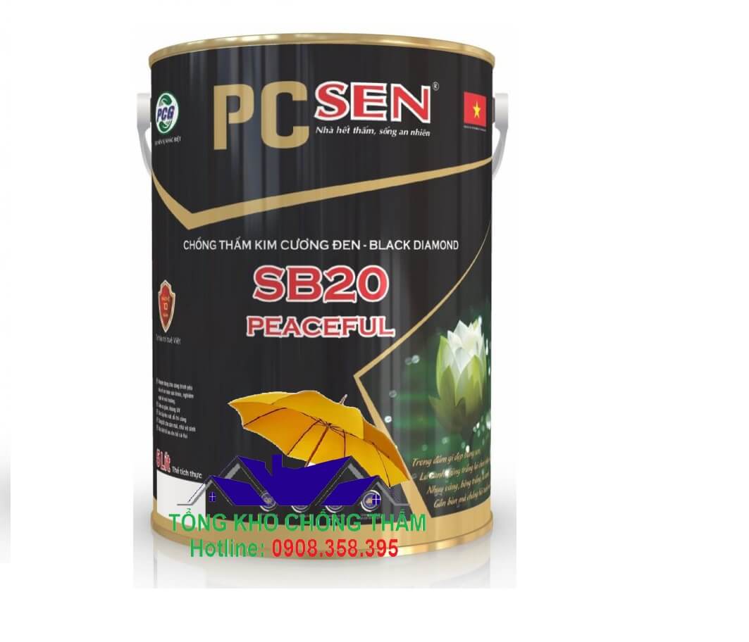 PC Sen SB20 Sơn chống thấm màu đen dành cho bể cá