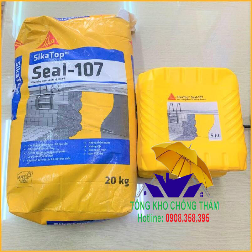 Sikatop seal 107 bộ 25kg chống thấm gốc xi măng 2 thành phần