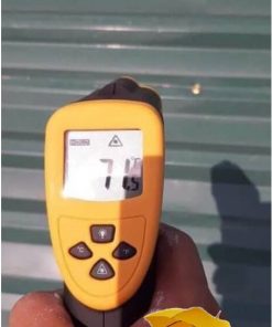 Kiểm tra nhiệt độ trước khi thi công sơn chống nóng PCG Asuza AS132