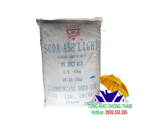 Hoá chất bột muối Soda ash light (Na2CO3)