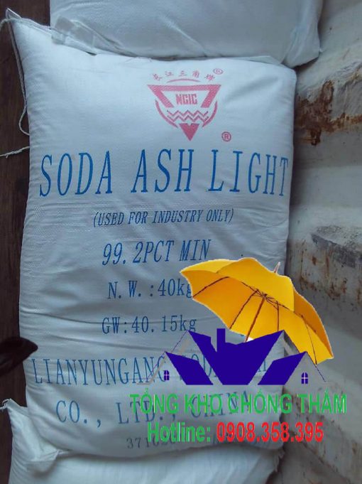 Hoá chất bột muối Soda ash light (Na2CO3)