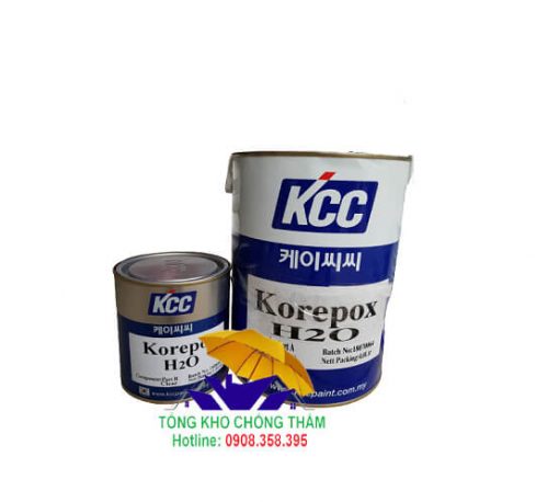 Sơn phủ Epoxy Korepox H2O White Base gốc nước - KCC Hàn Quốc