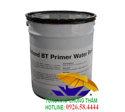Maxbond BT primer - Chất quét lót gốc bitumen 1 thành phần hệ nước