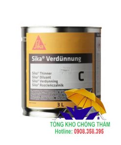 Sika Thinner C - Dung môi pha sơn công nghiệp