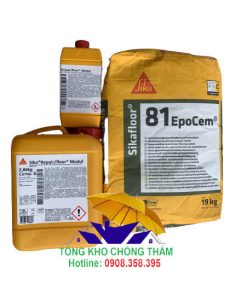 Sikafloor 81 Epocem - Vữa tự san bằng gốc xi măng - epoxy