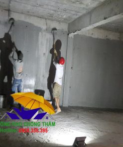 Cách thi công chất chống thấm ngược tính thể thẩm thấu