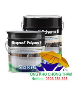 Neotex Neoproof Polyurea H (xám) - Sơn chống thấm polyurea – polyurethane đàn hồi