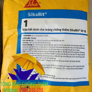 Keo lót kết dính Sikabit 1 ( vữa chống thấm kết dính màng sikabit W15)