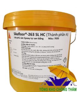 Sikafloor 263 SL HC Sơn phủ epoxy sự san bang cho sàn bê tong thành phần A