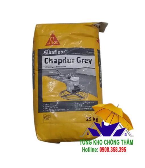 Sikafloor Chapdur Grey - Bột tăng cứng sàn bê tông màu xám