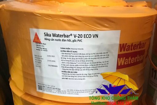 Băng cản nước Sika Waterbar V20 Eco