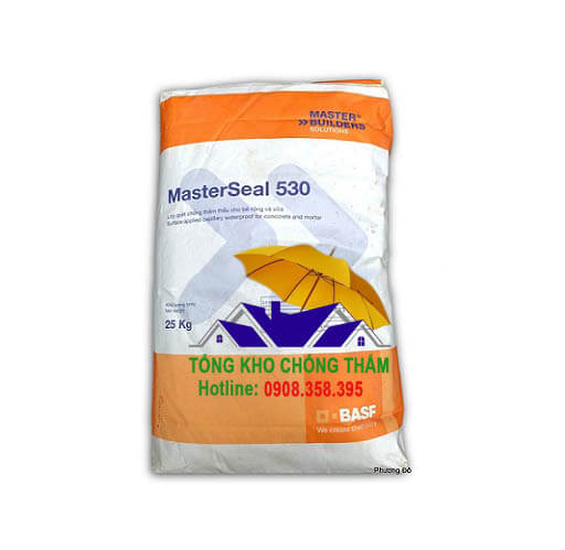 Masterseal 530 Chống thấm gốc xi măng 1 thành phần tinh thể thẩm thấu