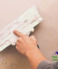 Cách pha bột trét tường