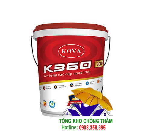Kova K360 - Gold Sơn bóng cao cấp ngoài trời