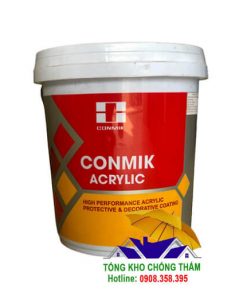 Conmik Acrylic - Hóa chất chống thấm Styrene Acrylic hiệu suất cao