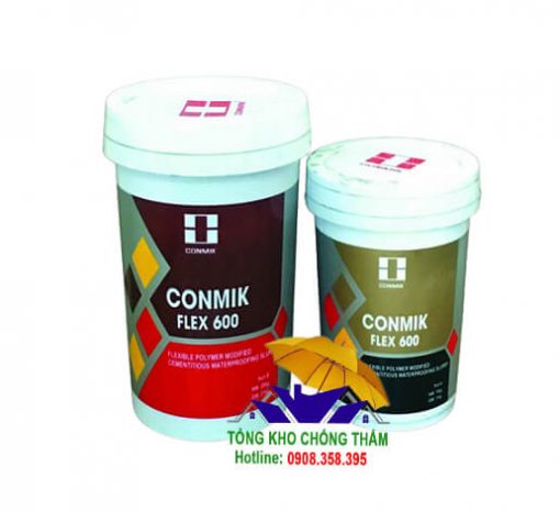 Conmik Flex 600 - Hóa chất chống thấm 2 thành phần gốc xi măng