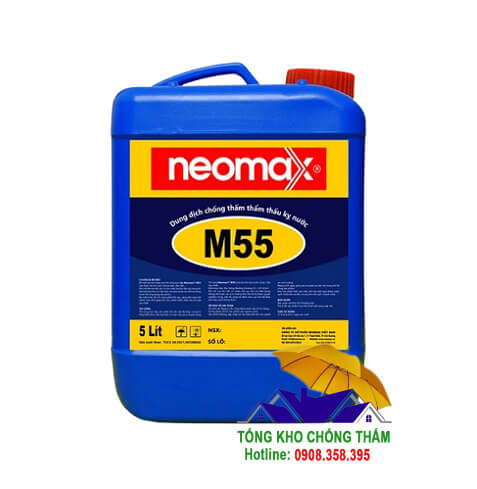 Neomax M55 - Dung dịch chống thấm thẩm thấu kị nước trong suốt