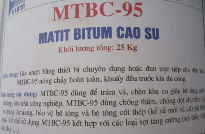 Matit chèn khe MTBC 95
