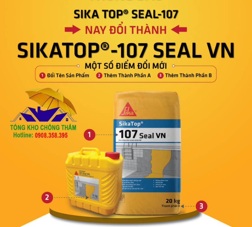 Sikatop 107 mẫu mới