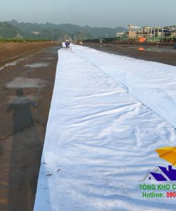 Cách rải vải địa kỹ thuật không dệt
