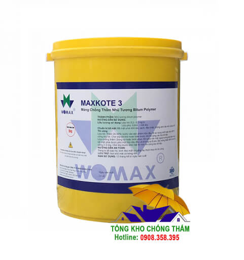Maxkote 3 màng chống thấm nhũ tương Bitum polymer