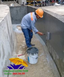 Cách thi công chống thấm 2 thành phần