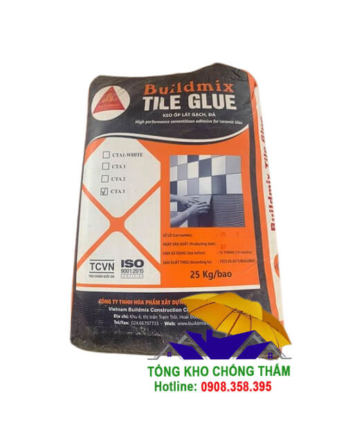 Buildmix tile Glue - Keo ốp lát gạch đá