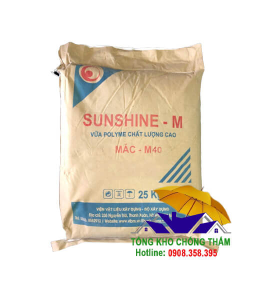 Sunshine - M M40 Vữa sửa chữa polyme gốc xi măng chất lượng
