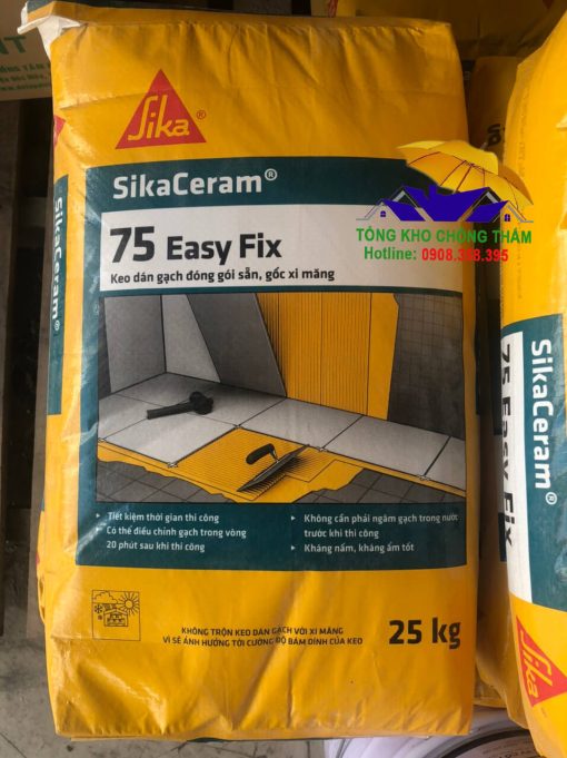 SikaCeram 75 Easy Fix bao 25kg