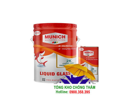 Munich Liquid Glass Keo chống thấm bảo vệ bề mặt trong suốt