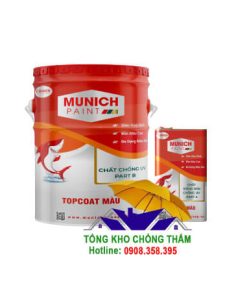 Munich Topcoat 2K Lớp phủ chống thấm bảo vệ gốc Polyurethane 2 thành phần