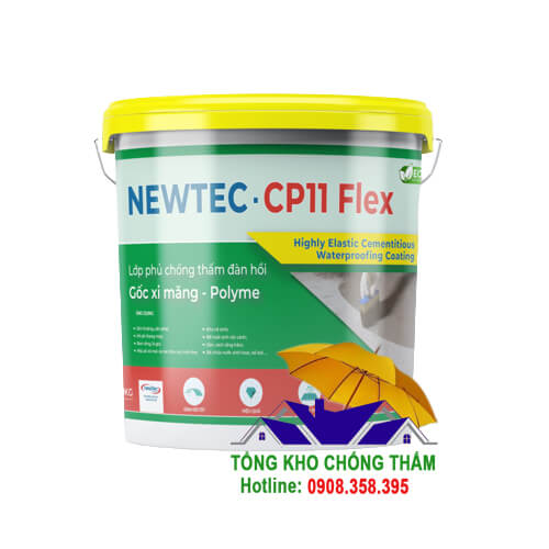 Newtec CP11 Flex Lớp phủ chống thấm đàn hồi gốc xi măng polyme