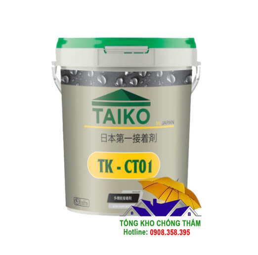 Taiko CT01 Chất chống thấm thi công lỏng, 1 thành phần, gốc PU-Acrylic