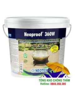 Neoproof 360W Vật liệu chống thấm đàn hồi, gốc nước, dành cho bề mặt không lộ thiên