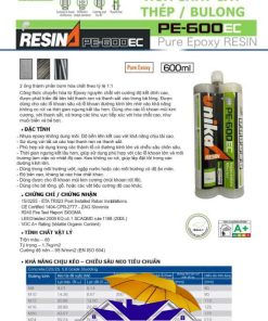 Keo cấy thép Unika PE 600EC (4)