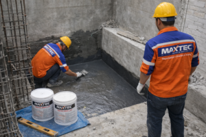 Chống thấm hố thang máy hiệu quả với MAXTEC M900 PLUS