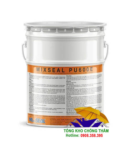 Mixseal PU600E Chống thấm đàn hồi 1 thành phần, polyurethane